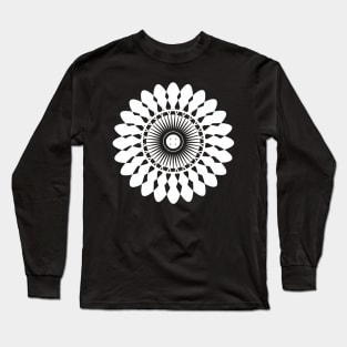 Floral mandala, geometric mandala Long Sleeve T-Shirt